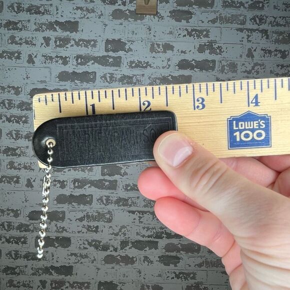 Harley Davidson | leather stamped tag - Picture 4 of 5